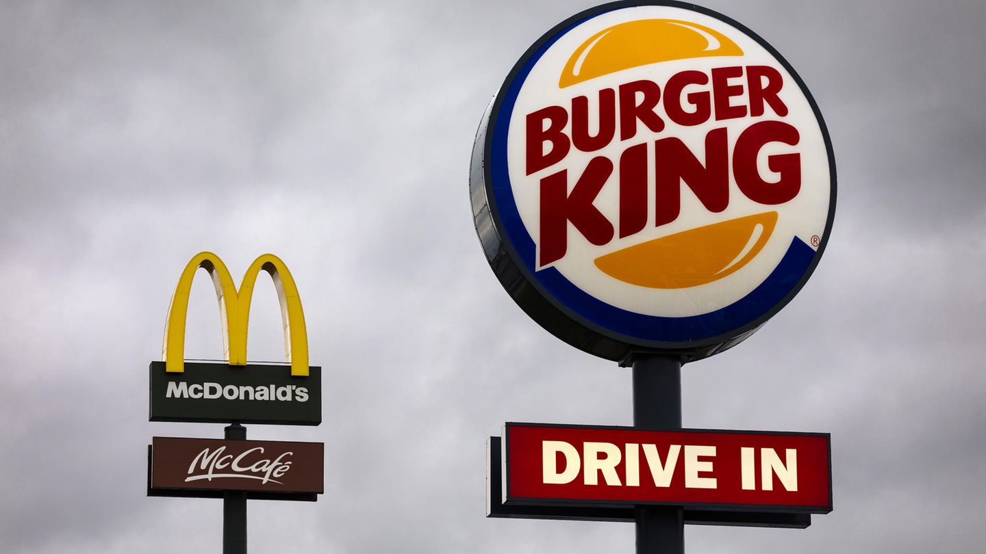 Die Fastfood-Ketten Burger King und McDonald's