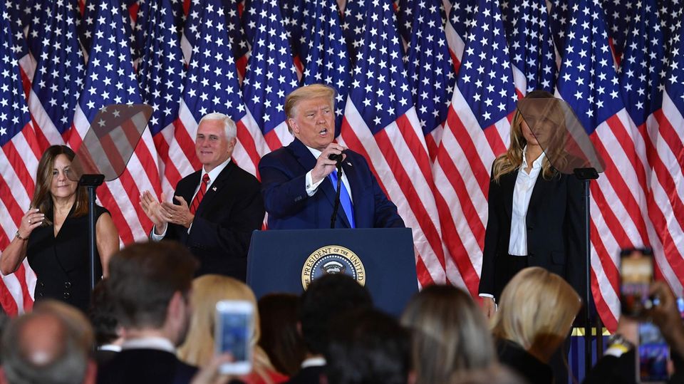 Donald Trump Auftritt nach Wahl