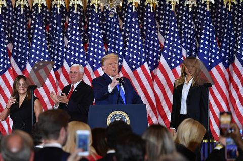 Donald Trump Auftritt nach Wahl
