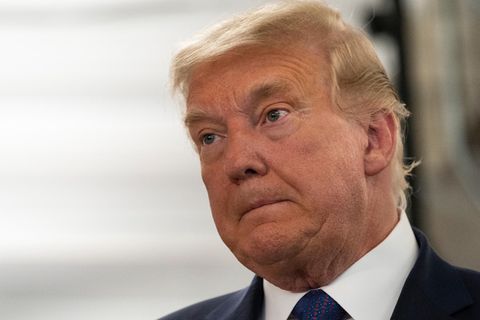Donald Trump zieht ein unzufriedenes Gesicht