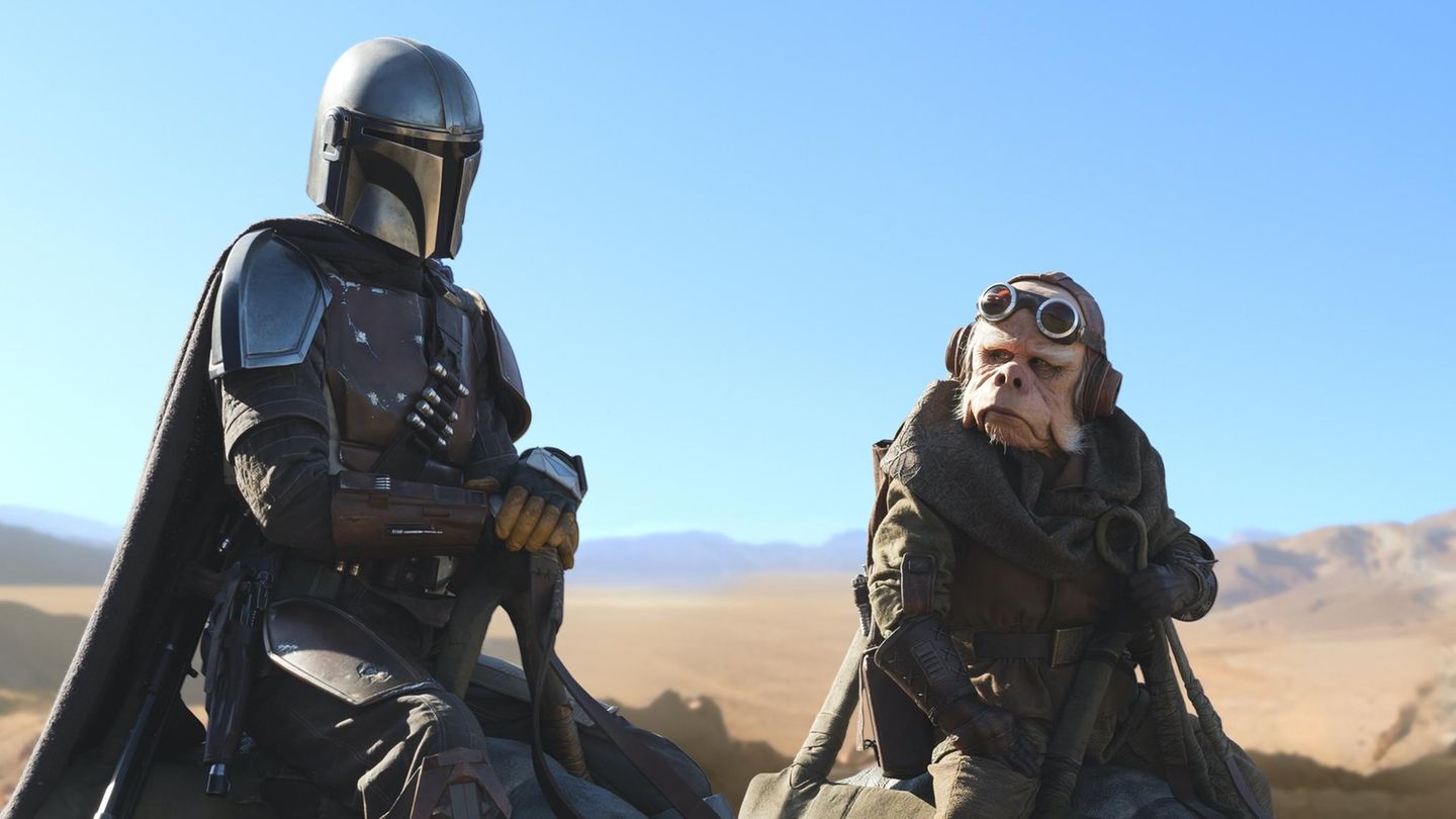 Filmausschnitt von "The Mandalorian". Die Serie wurde diess Jahr mit fünf Emmys ausgezeichnet
