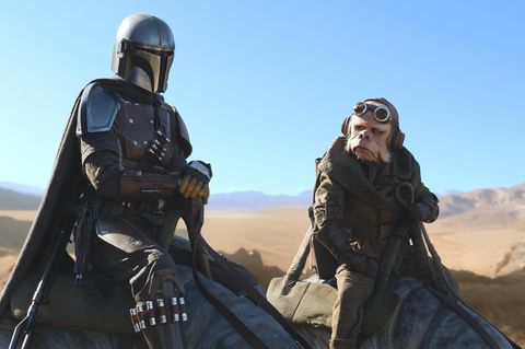 Filmausschnitt von "The Mandalorian". Die Serie wurde diess Jahr mit fünf Emmys ausgezeichnet