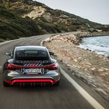 Von null auf hundert braucht der Audi RS e-tron GT weniger als 3,5 Sekunden