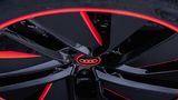 Die Felgen sind aerodynamisch gestaltet