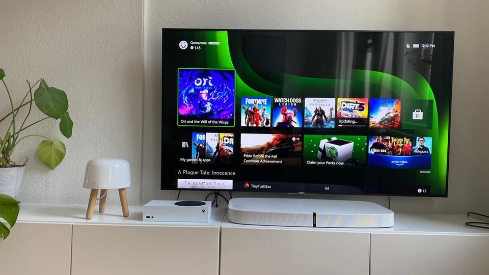Xbox Series S und Series X: Die Gamepass-Spiele werden als Teil des normalen Dash-Boards dargestellt Die Gamepass-Spiele werden als Teil des normalen Dash-Boards dargestellt