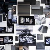 Eine Pinwand des Designteams in der Casa Seat