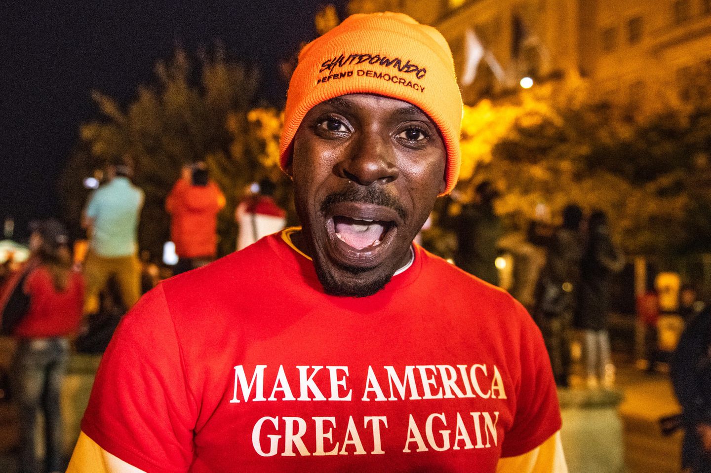 Trump-Supporter in Washington