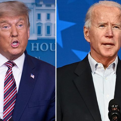 US-Präsident Donald Trump (l.) und sein Herausforderer Joe Biden