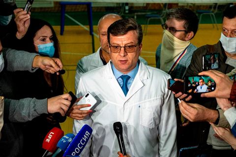 Chefarzt des Notfallkrankenhaus Nr. 1 in Omsk Alexander Murachowski