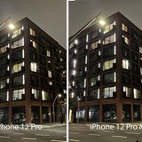 In der Nacht unterwegs in der Hamburger Hafencity. Und im direkten Vergleich wird klar: Bei Situationen wie diesen gibt es kaum Unterschiede zwischen dem iPhone 12 Pro und dem iPhone 12 Pro Max.