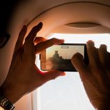 Der Start war gegen 15 Uhr geplant. Mit leichter Verspätung rollt der Airbus A320 zur Piste...