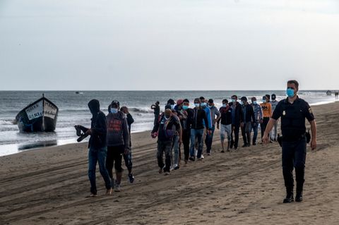 Gran Canaria Ende Oktober: Seit Jahresbeginn steigt die Anzahl der Migranten, die die Kanaren erreichen.