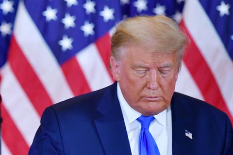 Nach seiner Präsidentschaft blickt Donald Trump einer ungewissen Zukunft entgegen 