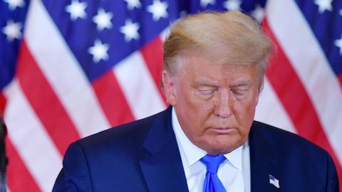 Nach seiner Präsidentschaft blickt Donald Trump einer ungewissen Zukunft entgegen 