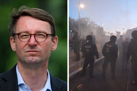 Sachsen Innenminister Roland Wöller; Polizeieinsatz in Leipzig