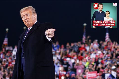 Podcast "Vater. Tochter. Weltgeschehen.":  Warum Donald Trump Joe Bidens Hauptgegner bleibt