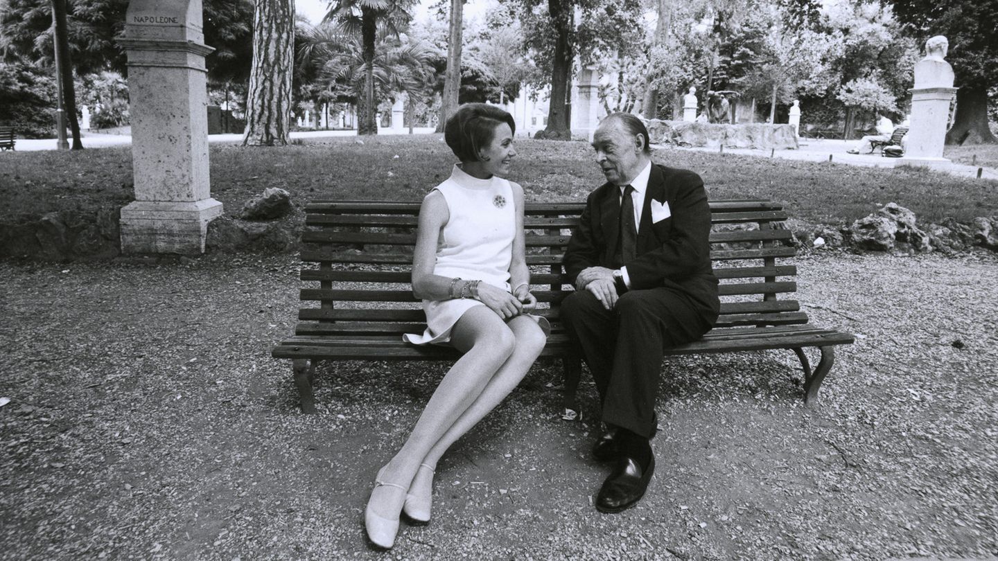 Anneliese Friedmann mit Erich Maria Remarque