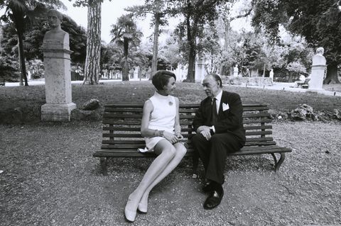 Anneliese Friedmann mit Erich Maria Remarque