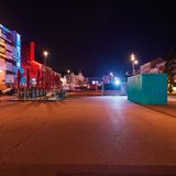 Fotografie: Der Spielbudenplatz an der Reeperbahn