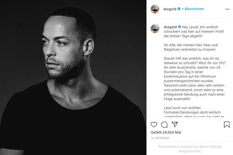Andrej Mangold veröffentlicht Hasskommentare