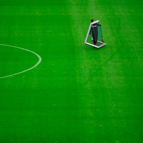 Blick auf Trainingsplatz des FC Schalke 04