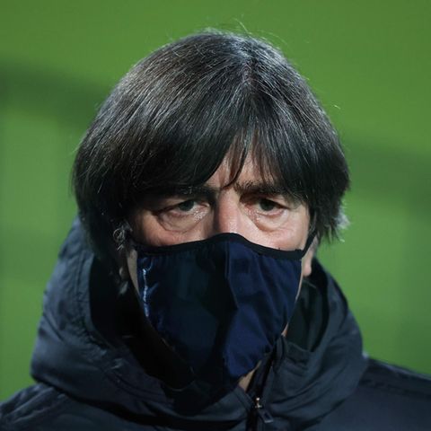 Joachim Löw während einer Trainingseinheit in Leipzig vor dem Spiel gegen Tschechien