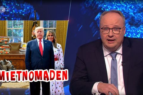 Donald Trump wird in der "heute-show" zum Hausbesetzer