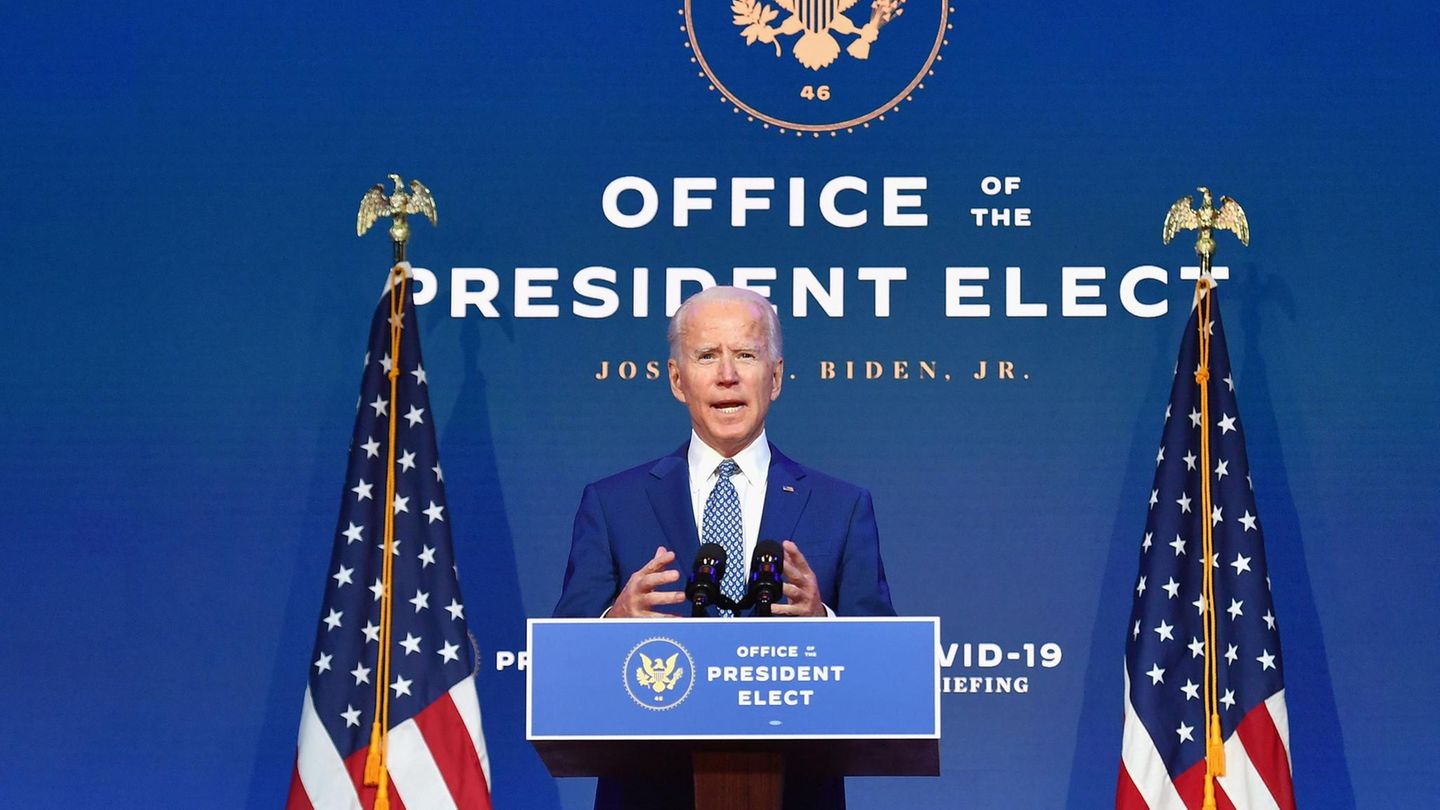 Joe Biden, gewählter US-Präsident und designierter Nachfolger von Donald Trump