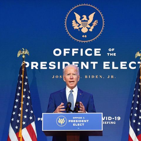 Joe Biden, gewählter US-Präsident und designierter Nachfolger von Donald Trump
