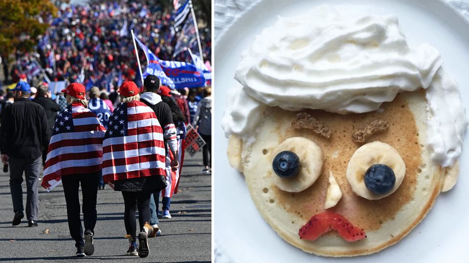 Trump-Protest: Twitter-User fluten Trump-Hashtag mit Pfannkuchen-Bildern