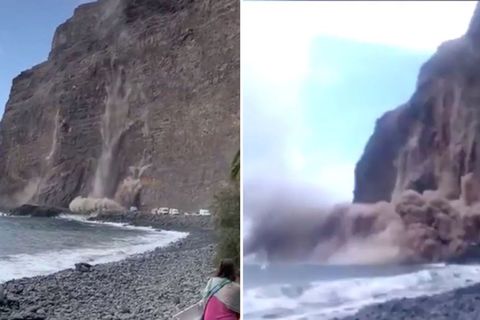 La Gomera: Küstenteil stürzt ins Meer