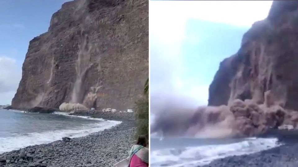 La Gomera: Küstenteil stürzt ins Meer