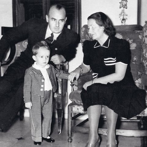 Hans Frank mit Frau Brigitte und Sohn  Niklas