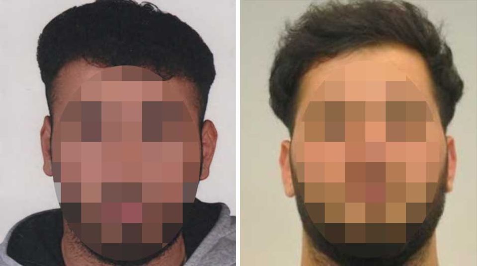 Die Polizei fahndete nach Abdul Majed R. (l.) und Mohammed R. Die Polizei fahndete nach Abdul Majed R. (l.) und Mohammed R.