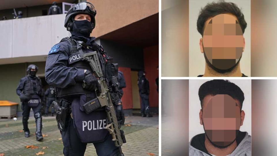 Polizeieinsatz in Berlin; zwei Verdächtige am Einbruch in das Grüne Gewölbe Dresden