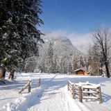 Winterwanderung zur Wildfütterung, Klausbachtal, Berchtesgarden  Eine schöne Winterwanderung zur Wildfütterung. Los geht es am Parkplatz Hirschbichlstraße am Hintersee. Auf einem leichten Pfad geht es hoch zwischen den verschneiten Gebirgsstöcken des Hochkalter und der Reiter Alm. Der Weg wird im Winter geräumt und ist auch für Wanderungen mit Kindern geeignet. Wer noch länger wandern möchte, kann noch einen Spaziergang um den Hintersee anschließen.