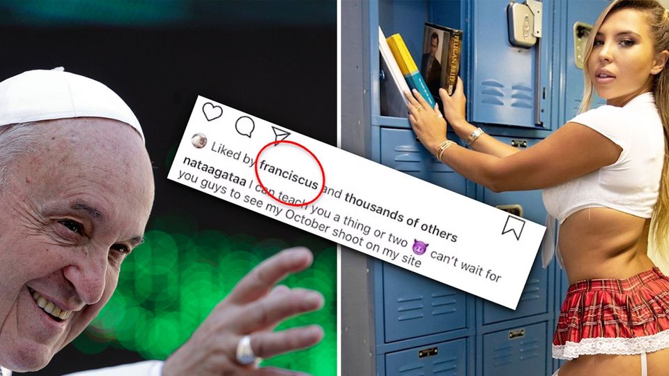 Instagram: Papst Franziskus gefällt freizügiges Foto von Nacktmodel