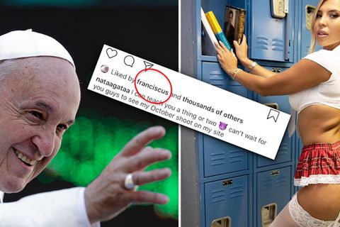 Instagram: Papst Franziskus gefällt freizügiges Foto von Nacktmodel