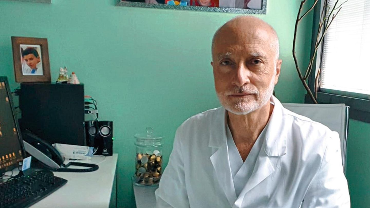 Marco Rizzi, 53,  in seinem Büro  im Krankenhaus in Bergamo