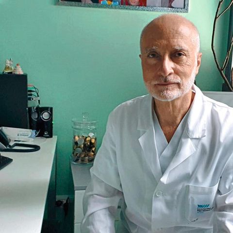 Marco Rizzi, 53,  in seinem Büro  im Krankenhaus in Bergamo