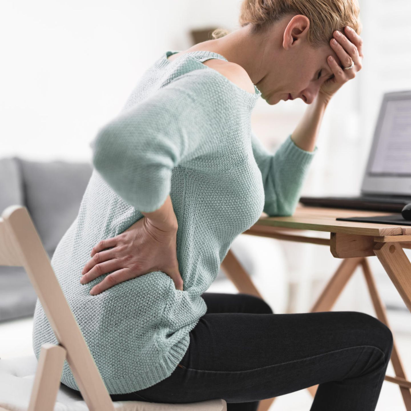 Sitzring gegen chronische Rücken- und Steißbeinbeschwerden