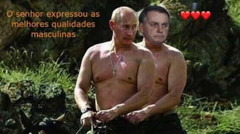 Bolsonaro erntet für Video von Putin-Lob Spott im Internet