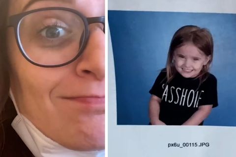 Mutter schickt Tochter mit frechem Shirt zur Schule – ausgerechnet am Fototag