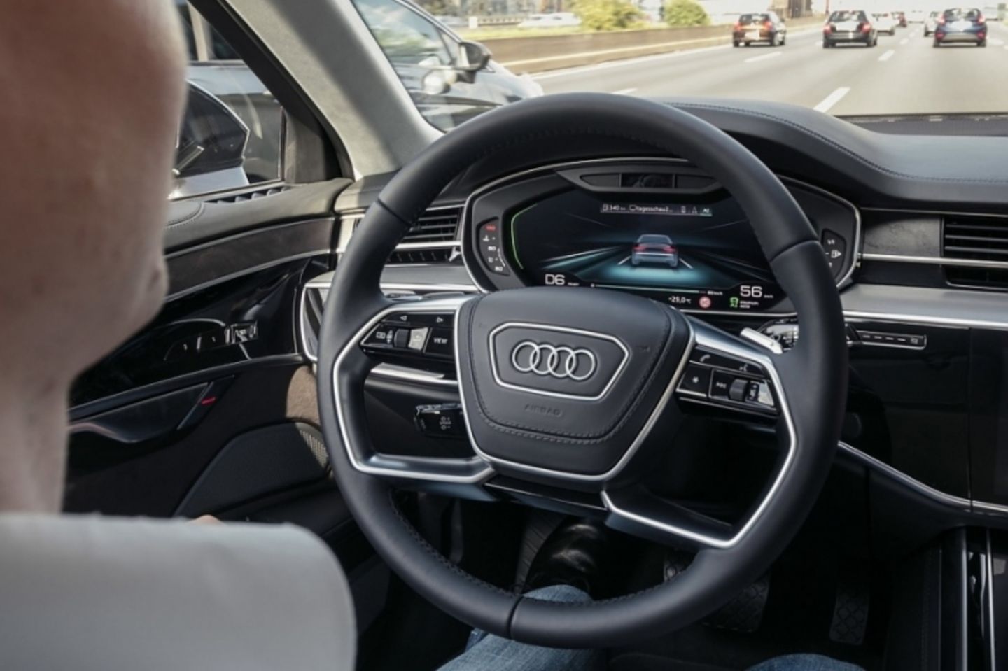 Audi demonstrierte beim A8 autonomes Fahren des Level 3, aber noch fehlen die gesetzlichen Grundlagen