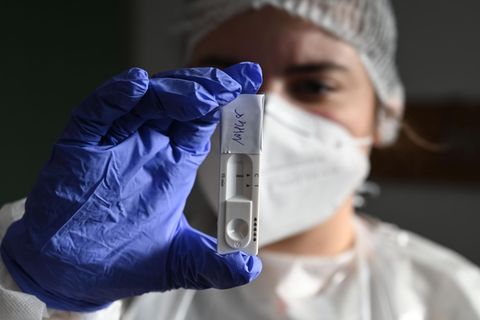 Antigentest auf das Coronavirus