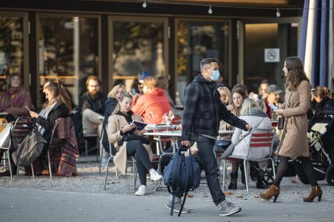 Ein Café in der Züricher Innenstadt