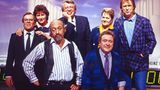 Karl Dall zusammen mit Gunter Gabriel zu Gast in einer Rateshow mit Dieter Thomas Heck.
