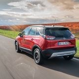 Der Opel Crossland hat auf Wunsch auch eine zweifarbige Lackierung