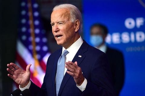 Joe Biden bei der Vorstellung seines außenpolitischen Kabinetts