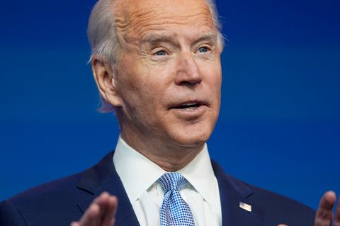 Joe Biden, gewählter Präsident der USA, bei der Vorstellung von Schlüsselpositionen seines Kabinetts